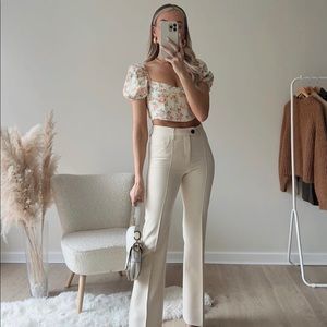 ZARA Floral Printed Top